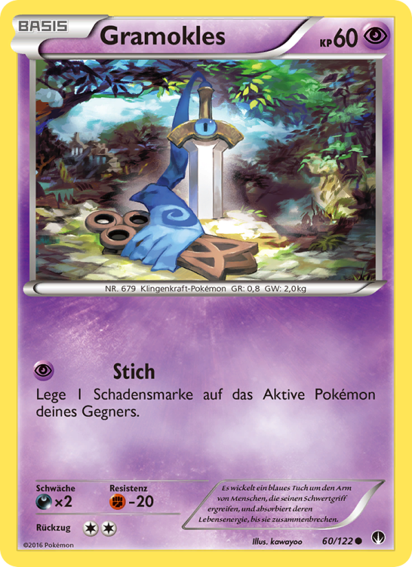 Gramokles 60 — BREAKpoint (German Pokémon TCG card)