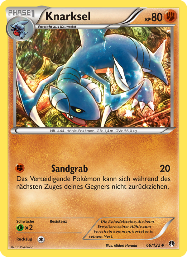 Knarksel 69 — BREAKpoint (German Pokémon TCG card)