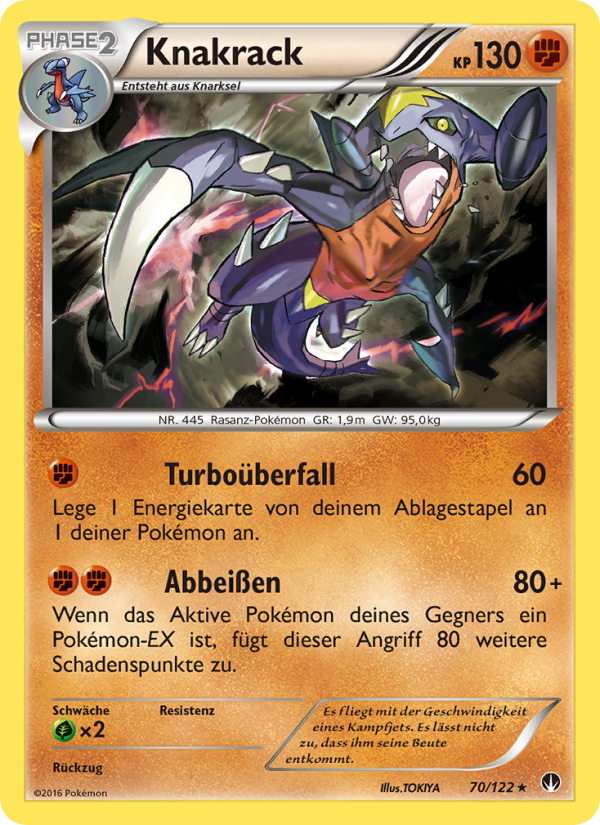 Knakrack 70 — BREAKpoint (German Pokémon TCG card)