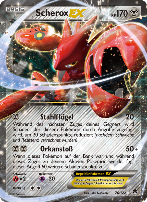 Scherox EX 76 — BREAKpoint (German Pokémon TCG card)