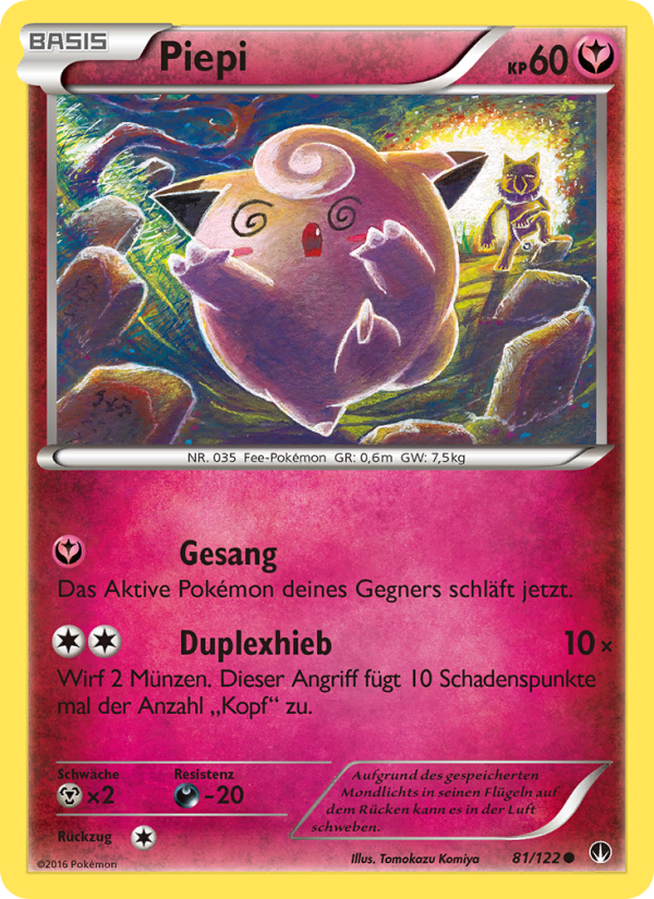 Piepi 81 — BREAKpoint (German Pokémon TCG card)