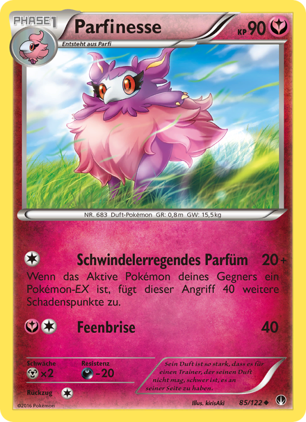 Parfinesse 85 — BREAKpoint (German Pokémon TCG card)