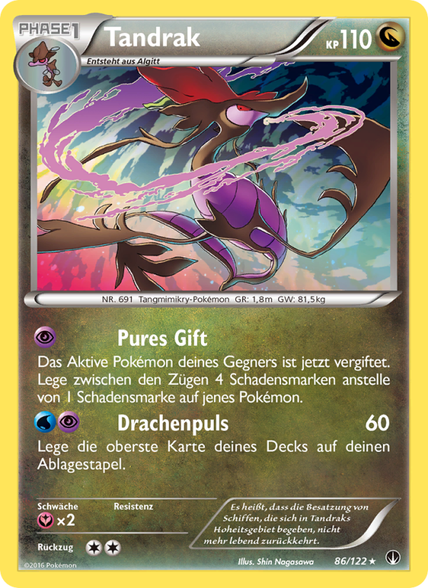 Tandrak 86 — BREAKpoint (German Pokémon TCG card)