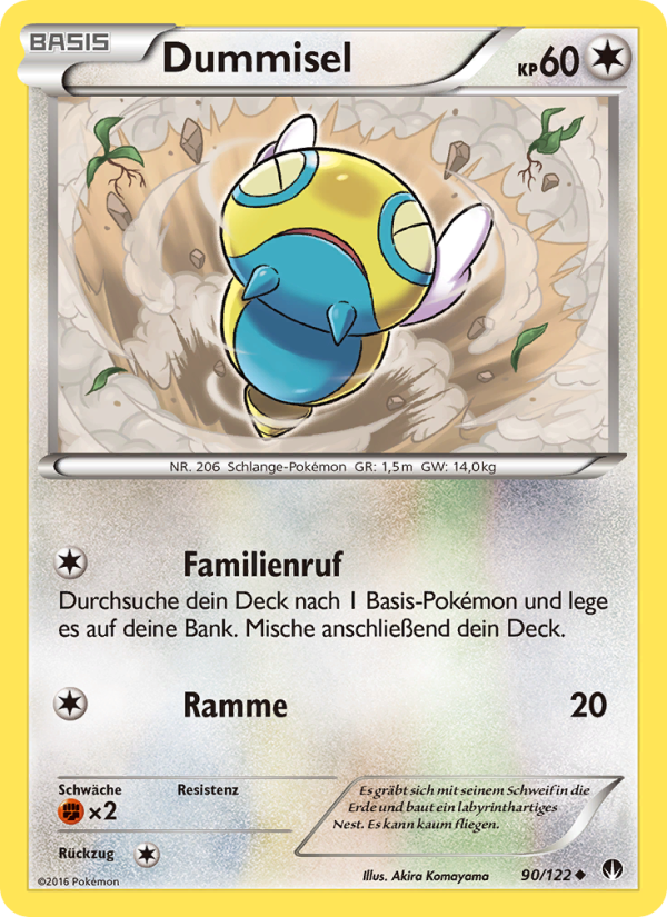 Dummisel 90 — BREAKpoint (German Pokémon TCG card)