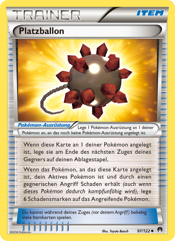 Platzballon 97 — BREAKpoint (German Pokémon TCG card)