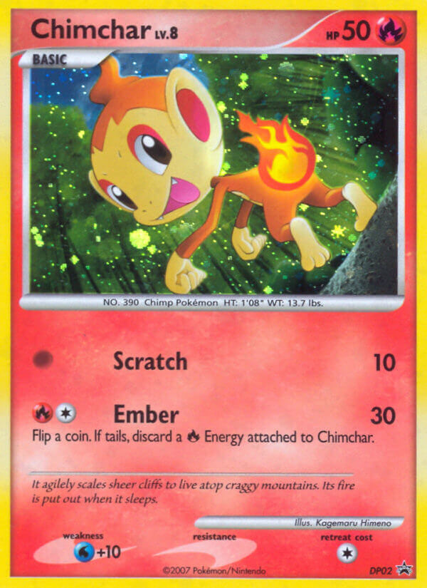 Chimchar DP02 — Diamond & Pearl Promos (English Pokémon TCG card)