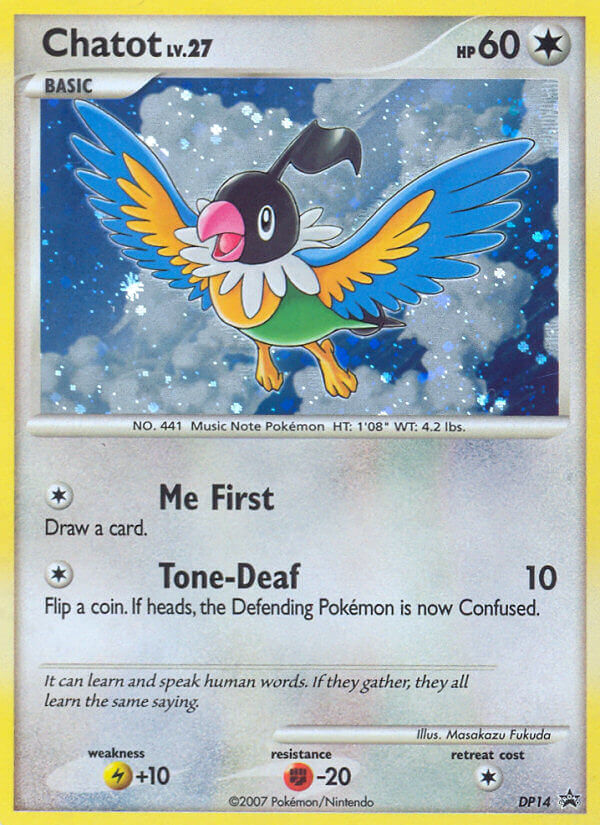 Chatot DP14 — Diamond & Pearl Promos (English Pokémon TCG card)