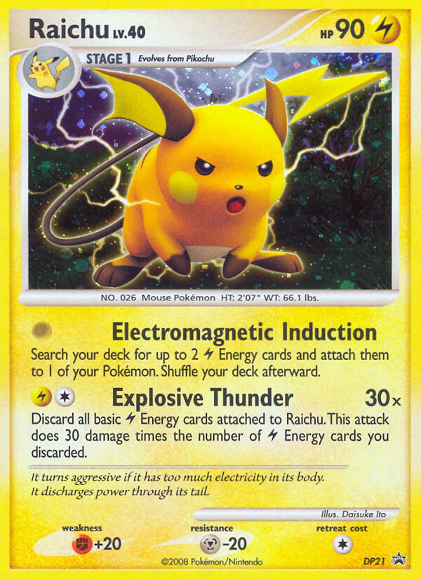 Raichu DP21 — Diamond & Pearl Promos (English Pokémon TCG card)