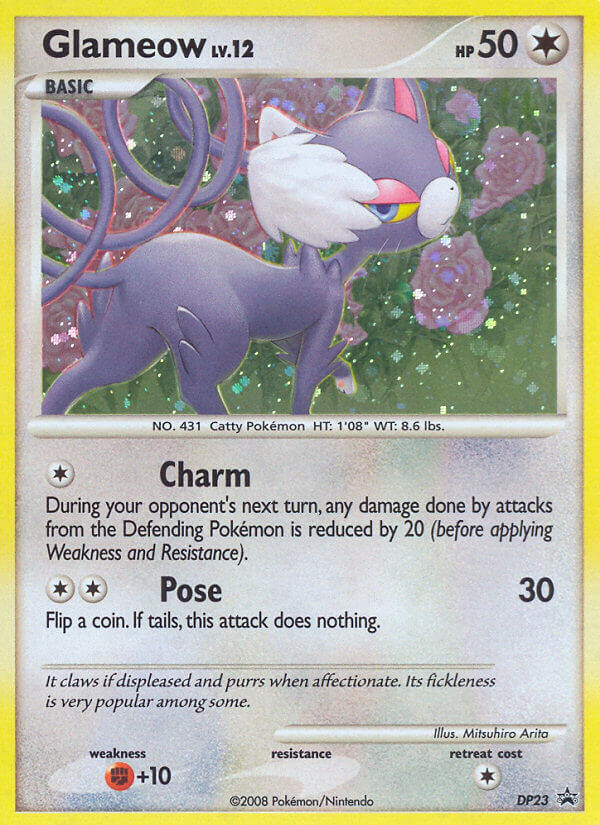 Glameow DP23 — Diamond & Pearl Promos (English Pokémon TCG card)