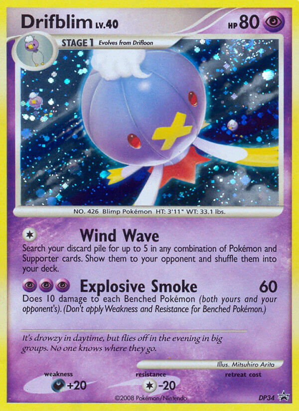 Drifblim DP34 — Diamond & Pearl Promos (English Pokémon TCG card)