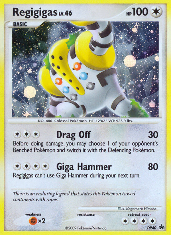 Regigigas DP40 — Diamond & Pearl Promos (English Pokémon TCG card)