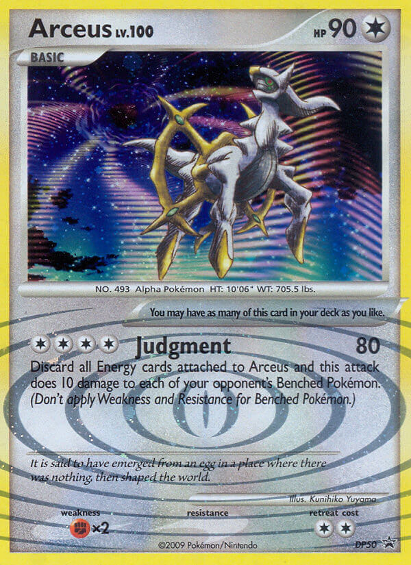Arceus DP50 — Diamond & Pearl Promos (English Pokémon TCG card)