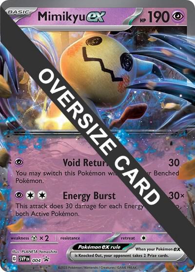 Mimikyu ex 004 — Jumbo Cards (English Pokémon TCG card)