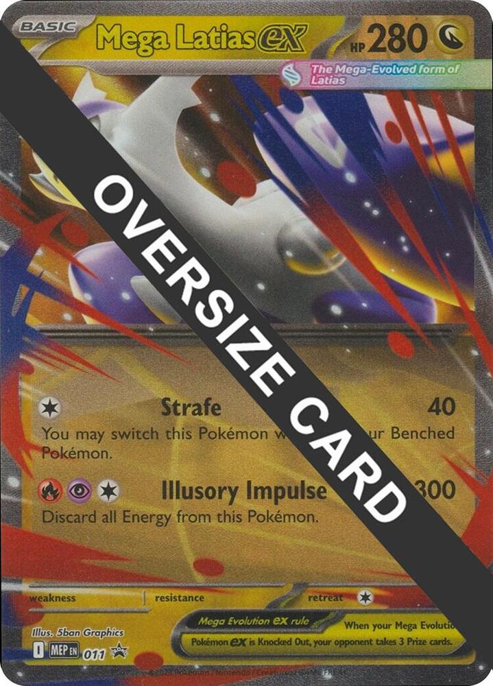 Mega Latias ex - 011 011 — Jumbo Cards (English Pokémon TCG card)