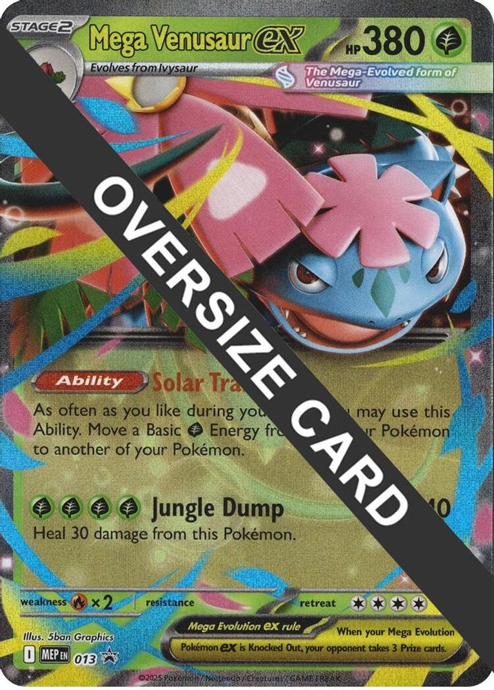 Mega Venusaur ex - 013 013 — Jumbo Cards (English Pokémon TCG card)