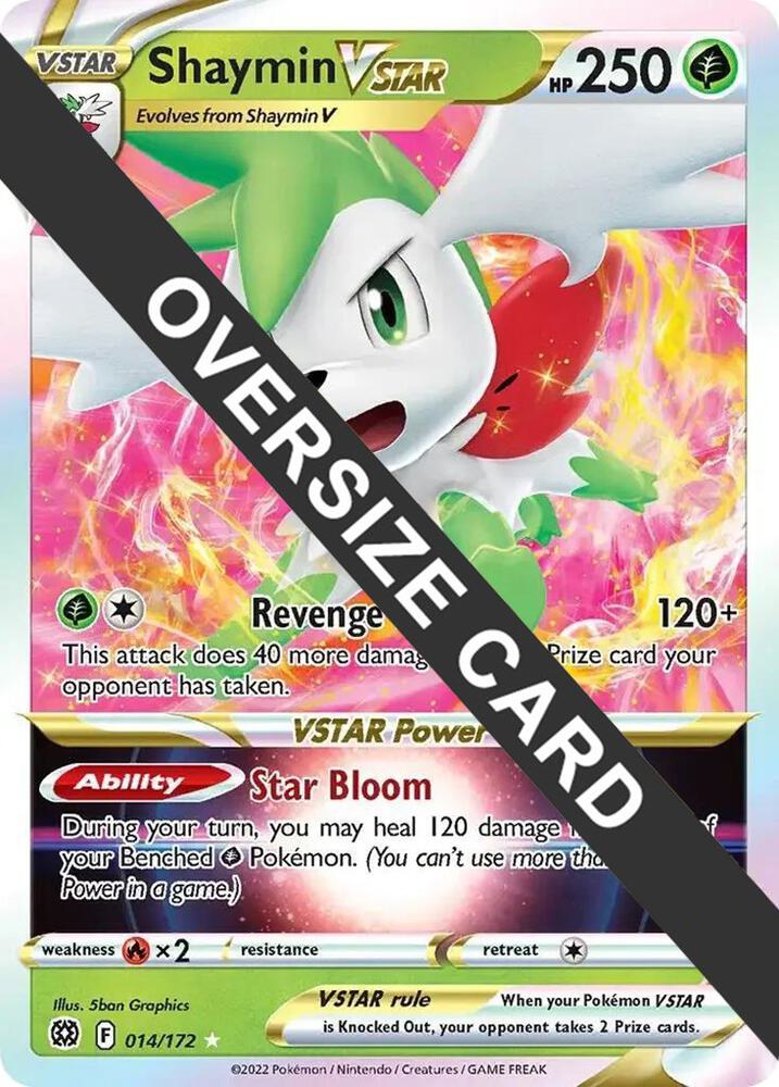 Shaymin VSTAR - 014/172 014/172 — Jumbo Cards (English Pokémon TCG card)