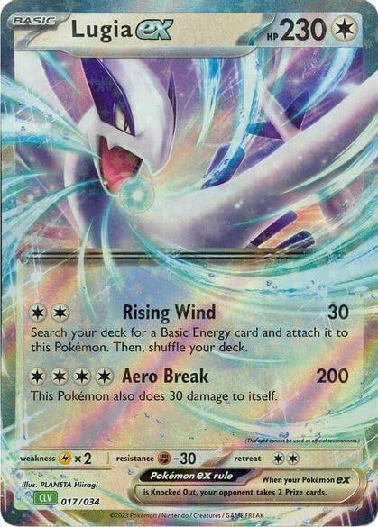 Lugia ex - 017/034 017/034 — Jumbo Cards (English Pokémon TCG card)