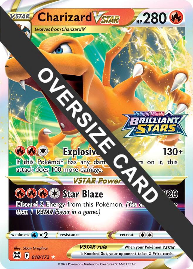 Charizard VSTAR 018/172 — Jumbo Cards (English Pokémon TCG card)