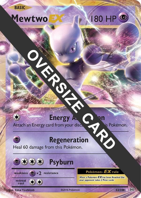 Mewtwo EX - 52/108 052/108 — Jumbo Cards (English Pokémon TCG card)