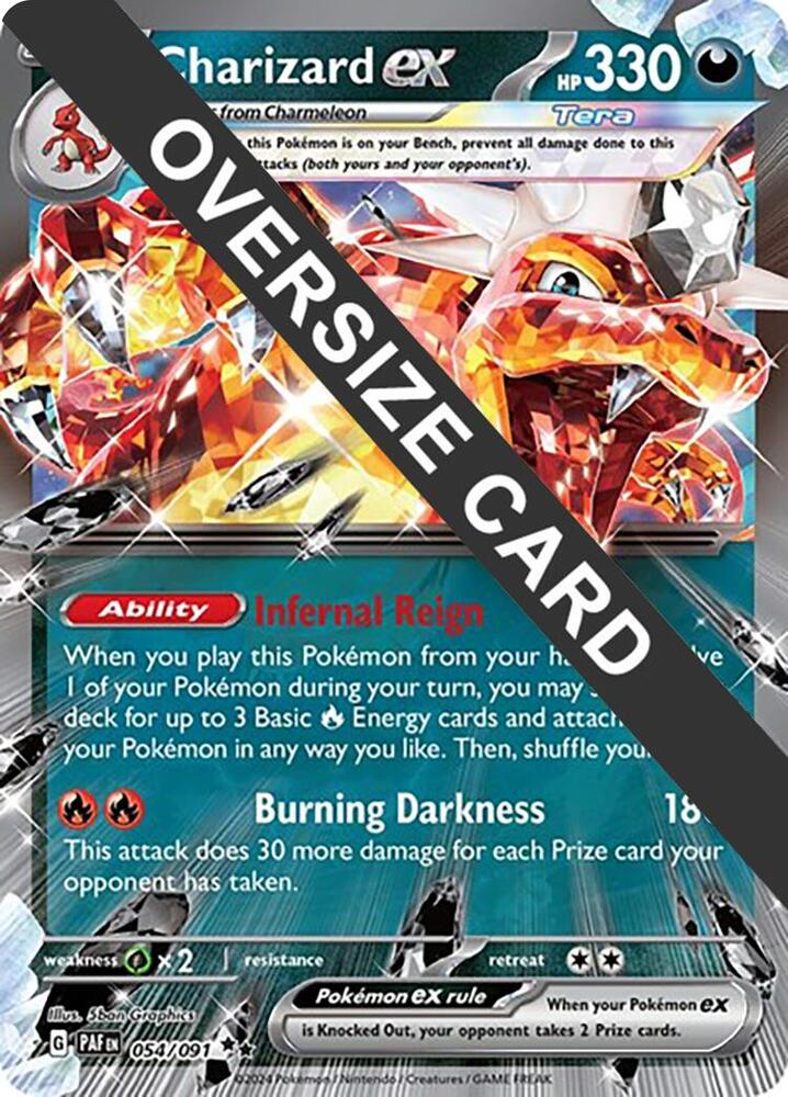 Charizard ex - 054/091 054/091 — Jumbo Cards (English Pokémon TCG card)