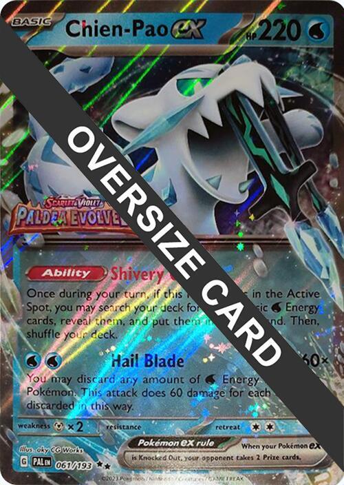Chien-Pao ex - 061/193 061/193 — Jumbo Cards (English Pokémon TCG card)