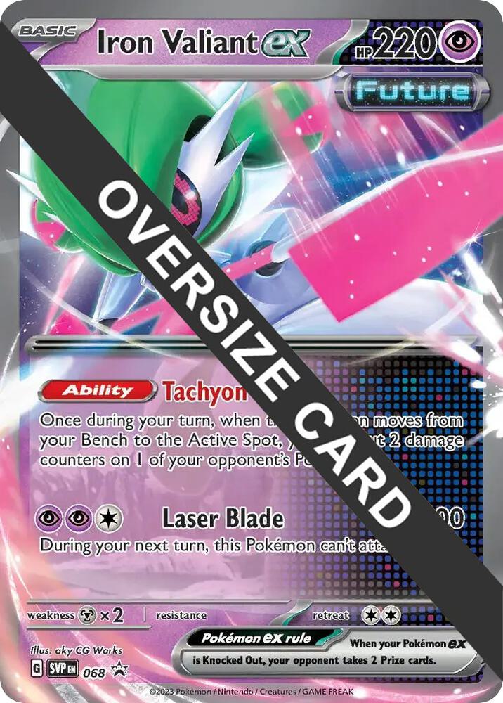 Iron Valiant ex - 068 068 — Jumbo Cards (English Pokémon TCG card)
