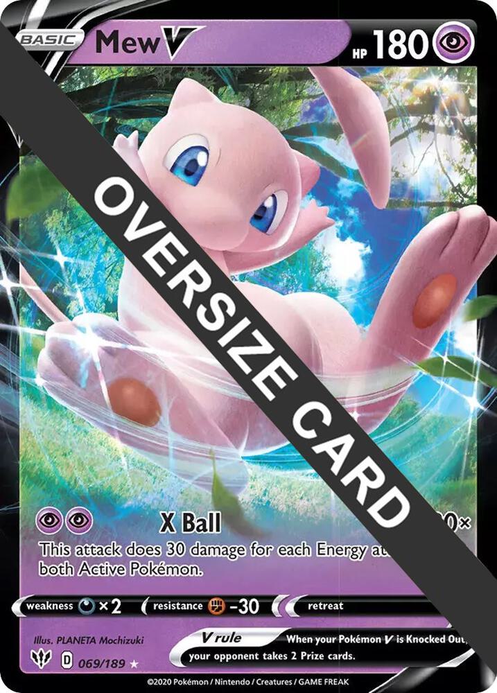 Mew V - 069/189 069/189 — Jumbo Cards (English Pokémon TCG card)