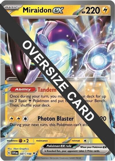 Miraidon ex 081/198 — Jumbo Cards (English Pokémon TCG card)
