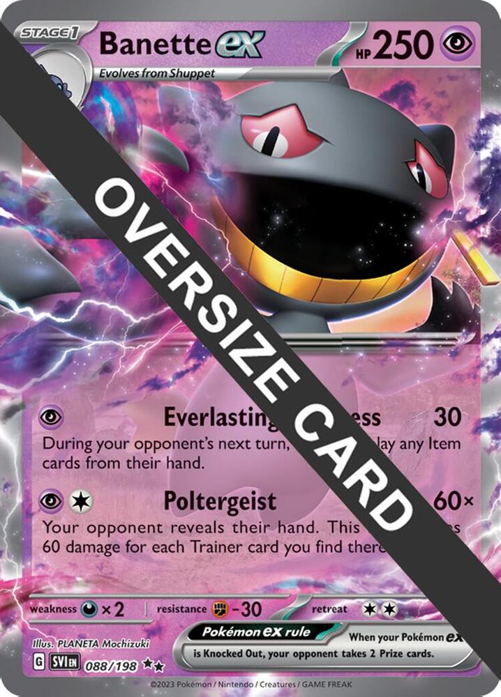 Banette ex - 088/198 088/198 — Jumbo Cards (English Pokémon TCG card)