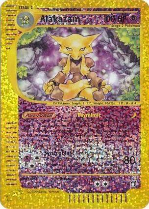 Alakazam - 1/12 (Box Topper) 001/012 — Jumbo Cards (English Pokémon TCG card)