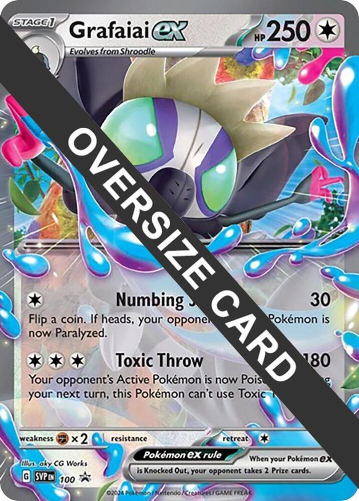 Grafaiai ex - 100 (SV: Scarlet & Violet Promo Cards) 100 — Jumbo Cards (English Pokémon TCG card)