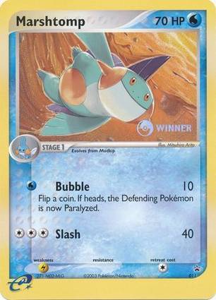Marshtomp - 011 (e-League) [Winner] 011 — Jumbo Cards (English Pokémon TCG card)
