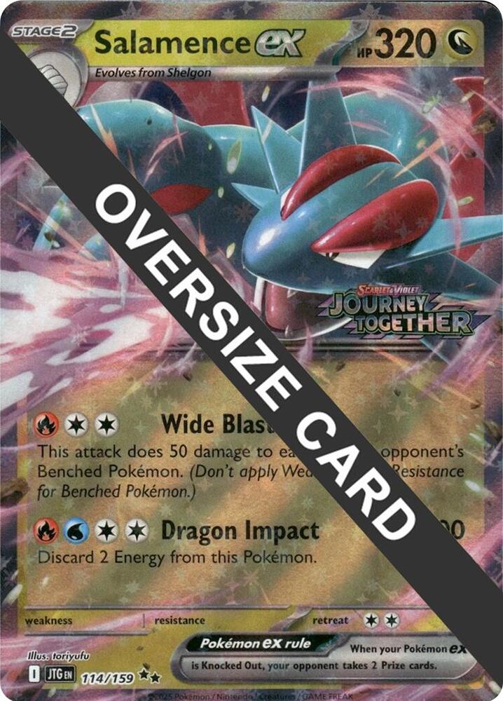 Salamence ex - 114/159 114/159 — Jumbo Cards (English Pokémon TCG card)