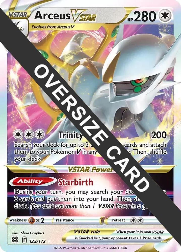Arceus VSTAR - 123/172 123/172 — Jumbo Cards (English Pokémon TCG card)