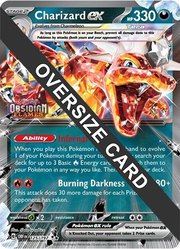 Charizard ex - 125/197 125/197 — Jumbo Cards (English Pokémon TCG card)