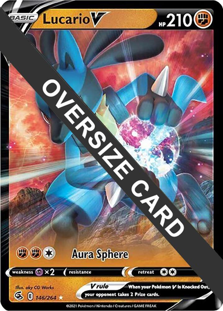 Lucario V - 146/264 146/264 — Jumbo Cards (English Pokémon TCG card)
