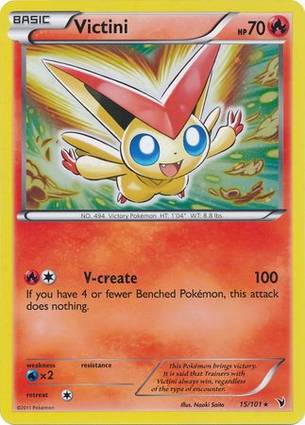 Victini - 15/101 015/101 — Jumbo Cards (English Pokémon TCG card)