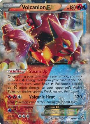 Volcanion - 26/114 026/114 — Jumbo Cards (English Pokémon TCG card)