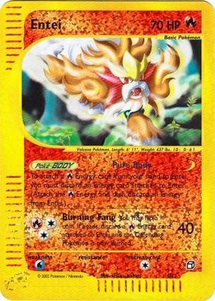 Entei - 5/12 (Box Topper) 005/012 — Jumbo Cards (English Pokémon TCG card)