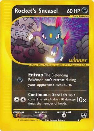 Rocket's Sneasel - 5 005 — Jumbo Cards (English Pokémon TCG card)