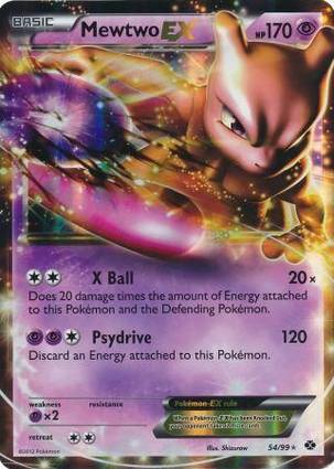 Mewtwo EX - 54/99 054/099 — Jumbo Cards (English Pokémon TCG card)
