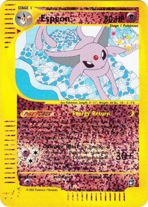 Espeon - 6/12 (Box Topper) 006/012 — Jumbo Cards (English Pokémon TCG card)