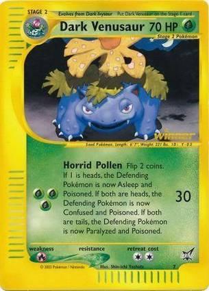 Dark Venusaur - 7 (Best of Game 7 Promo) 007 — Jumbo Cards (English Pokémon TCG card)