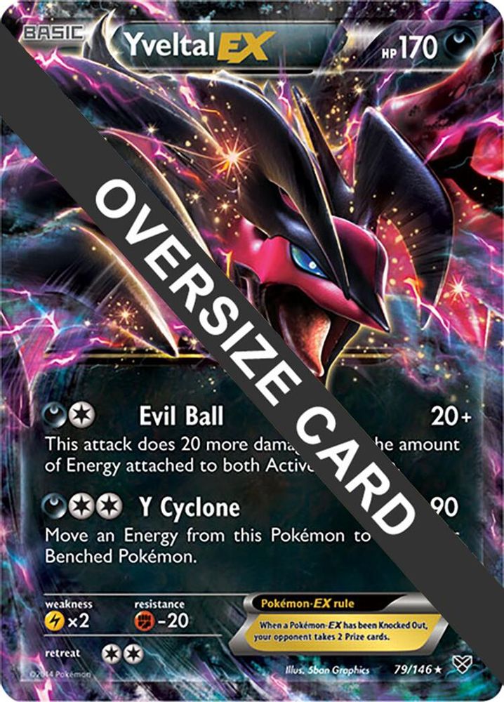 Yveltal EX - 79/146 79/146 — Jumbo Cards (English Pokémon TCG card)