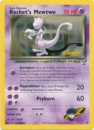 Rocket's Mewtwo - 14/132 014/132 — Jumbo Cards (English Pokémon TCG card)