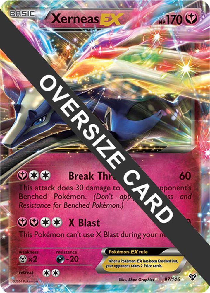 Xerneas EX 97/146 — Jumbo Cards (English Pokémon TCG card)