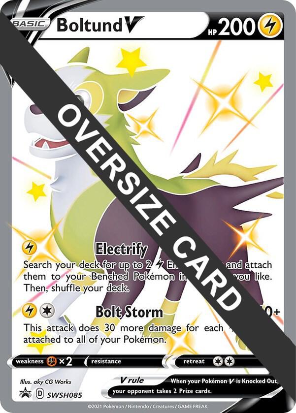 Boltund V - SWSH085 SWSH085 — Jumbo Cards (English Pokémon TCG card)