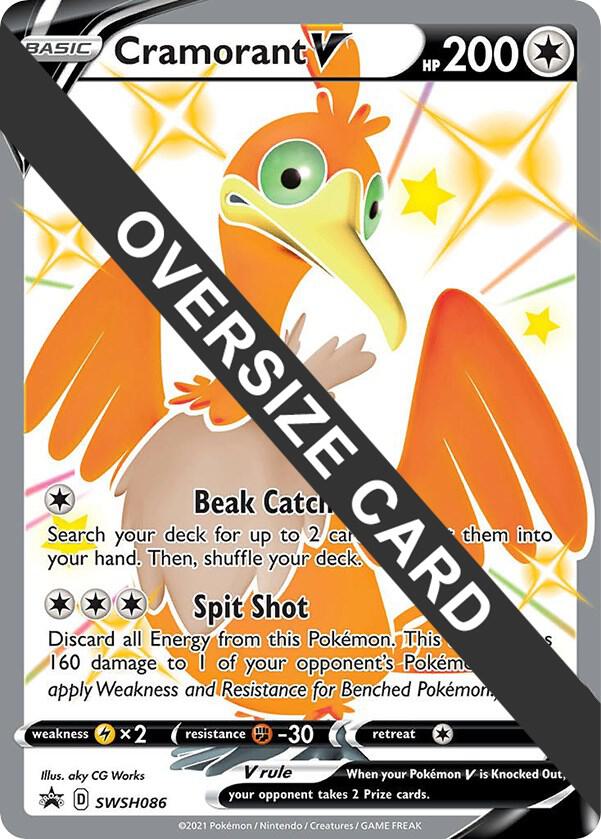 Cramorant V - SWSH086 SWSH086 — Jumbo Cards (English Pokémon TCG card)