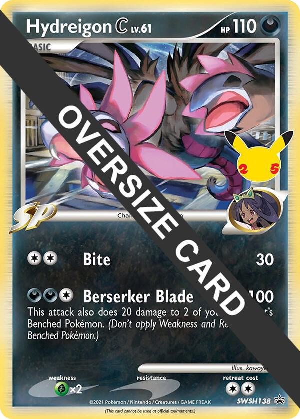 Hydreigon C - SWSH138 SWSH138 — Jumbo Cards (English Pokémon TCG card)