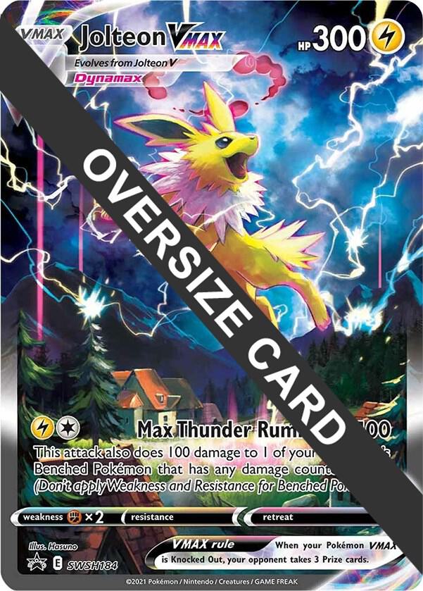 Jolteon VMAX - SWSH184 SWSH184 — Jumbo Cards (English Pokémon TCG card)